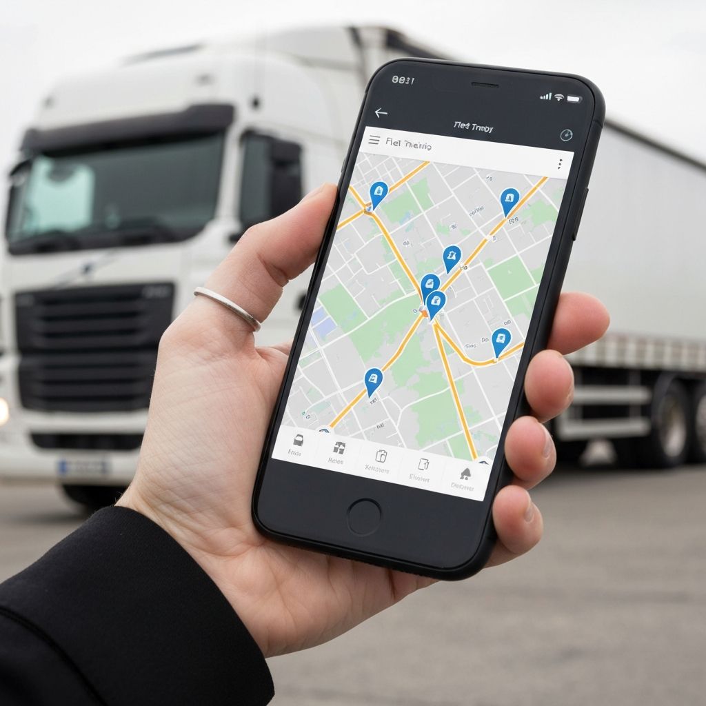 NAVITREK mobile fleet tracking app